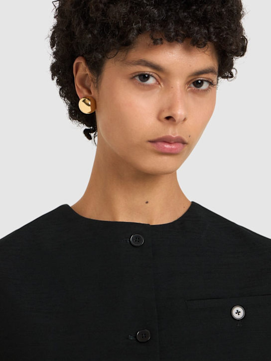 ANINE BING: Dome clip-on earrings - women_1 | Luisa Via Roma