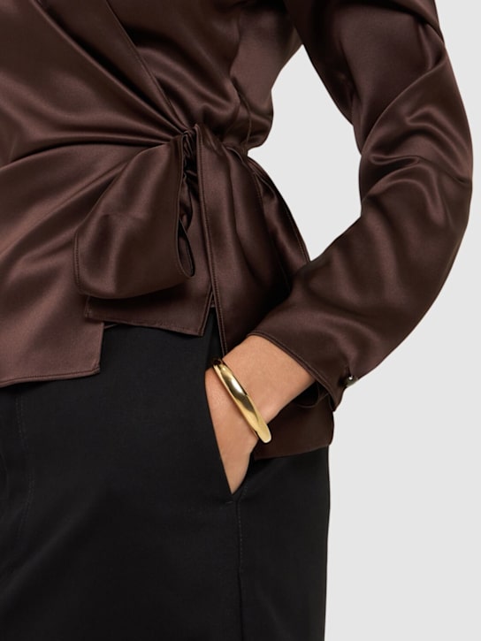 LIÉ STUDIO: The Amanda cuff bracelet - Gold - women_1 | Luisa Via Roma