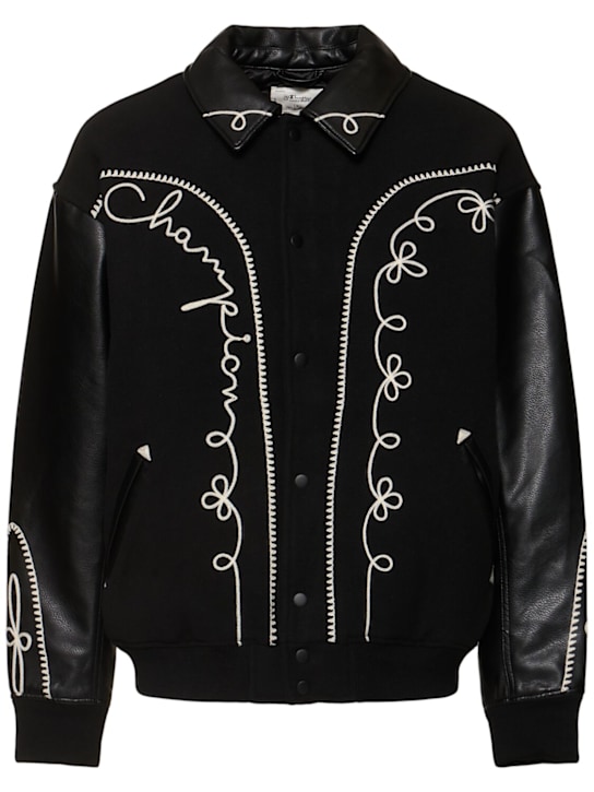 Champion X Awake: Varsity bolero jacket - men_0 | Luisa Via Roma
