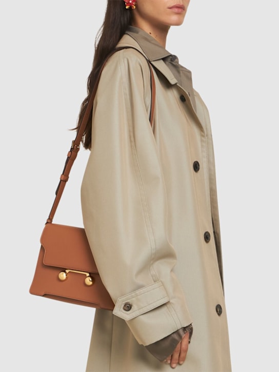 Marni: Medium Trunkaroo leather shoulder bag - women_1 | Luisa Via Roma