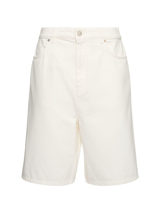 Loulou De Saison: Shorts Bermuda de denim - women_0 | Luisa Via Roma