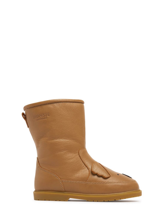 Donsje: Koala leather boots w/ ears - kids-boys_0 | Luisa Via Roma