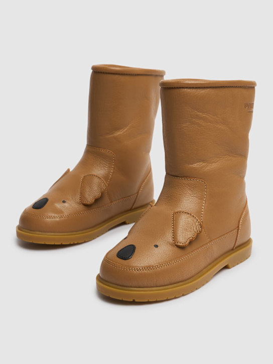 Donsje: Koala leather boots w/ ears - kids-boys_1 | Luisa Via Roma
