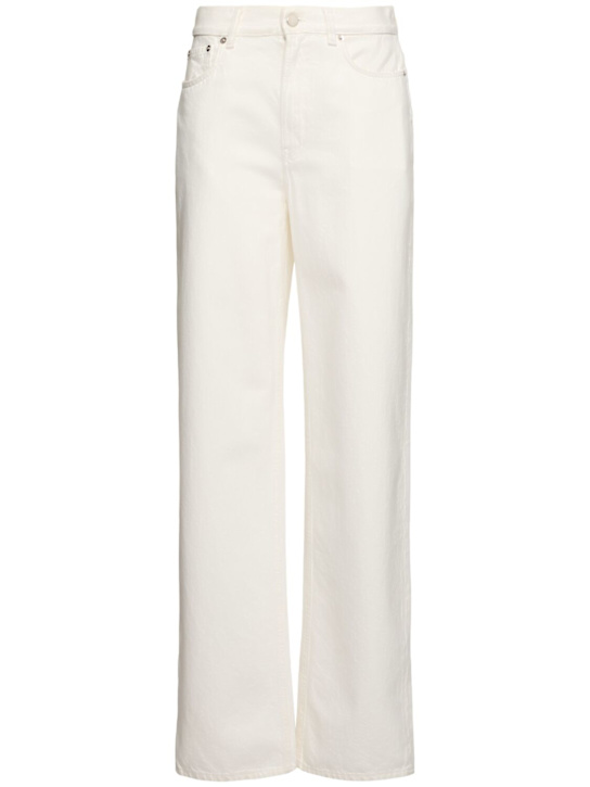 Loulou De Saison: Samur cotton denim jeans - women_0 | Luisa Via Roma