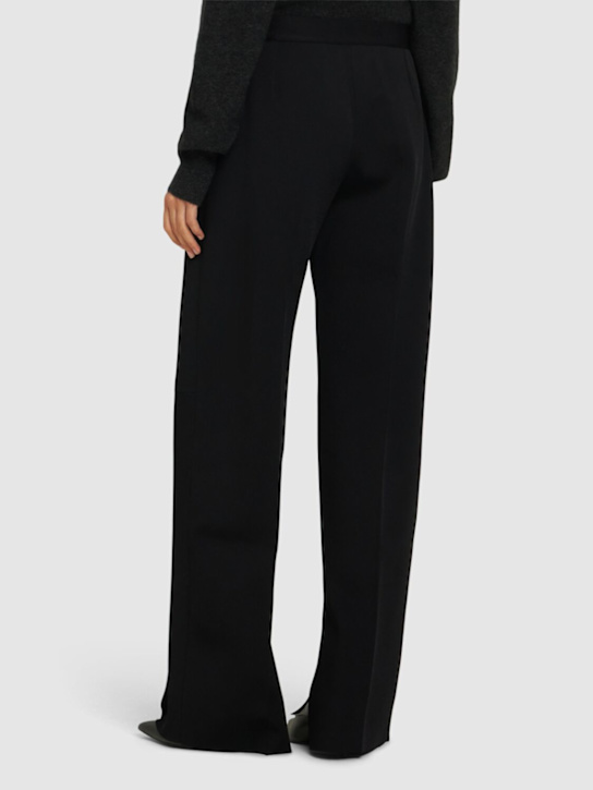 Jil Sander: Pantaloni in maglia di misto viscosa - women_2 | Luisa Via Roma