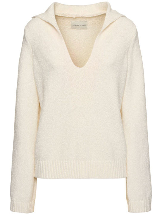 Loulou De Saison: Bahia コットンブレンドセーター - women_0 | Luisa Via Roma