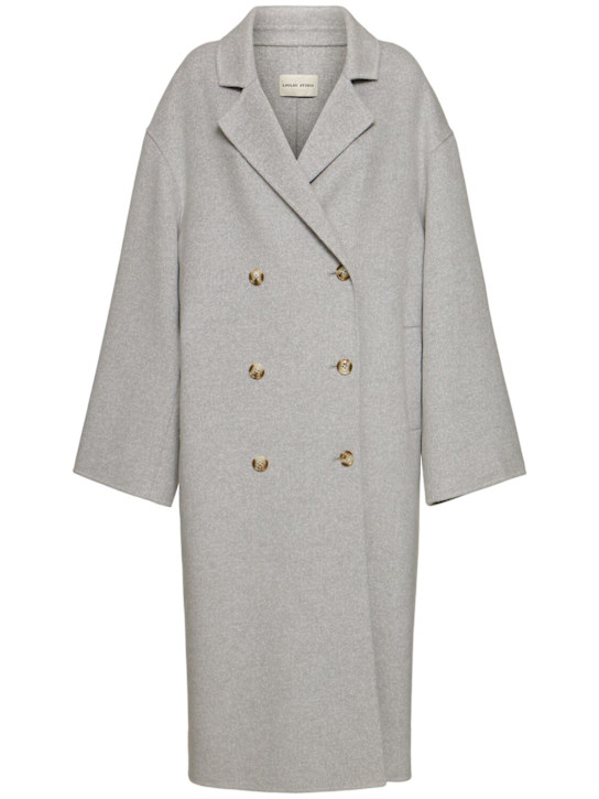 Loulou De Saison: Borneo double breast wool blend coat - women_0 | Luisa Via Roma