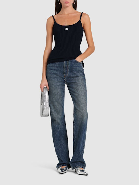 Courrèges: Knit tank top - women_1 | Luisa Via Roma