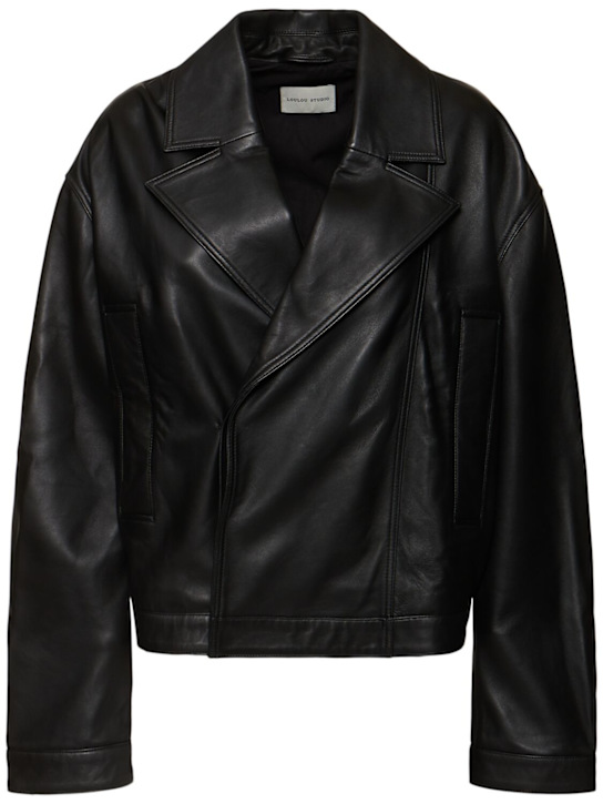 Loulou De Saison: Kaipan leather jacket - women_0 | Luisa Via Roma