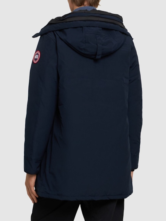 Canada Goose: Langford cotton blend down parka - men_2 | Luisa Via Roma