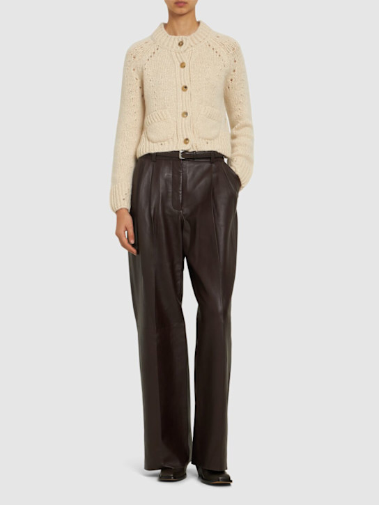 Ermanno Scervino: Buttoned knit cardigan - women_1 | Luisa Via Roma