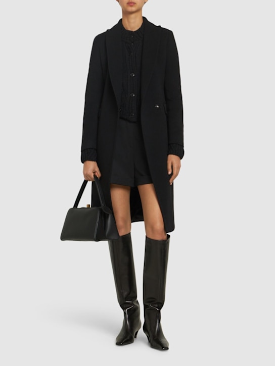 Tagliatore 0205: Zeudi single breast wool & cashmere coat - women_1 | Luisa Via Roma