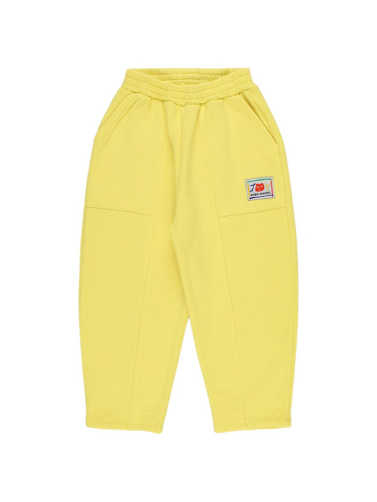 Bobo Choses: ストレッチコットンスウェットパンツ - kids-girls_0 | Luisa Via Roma