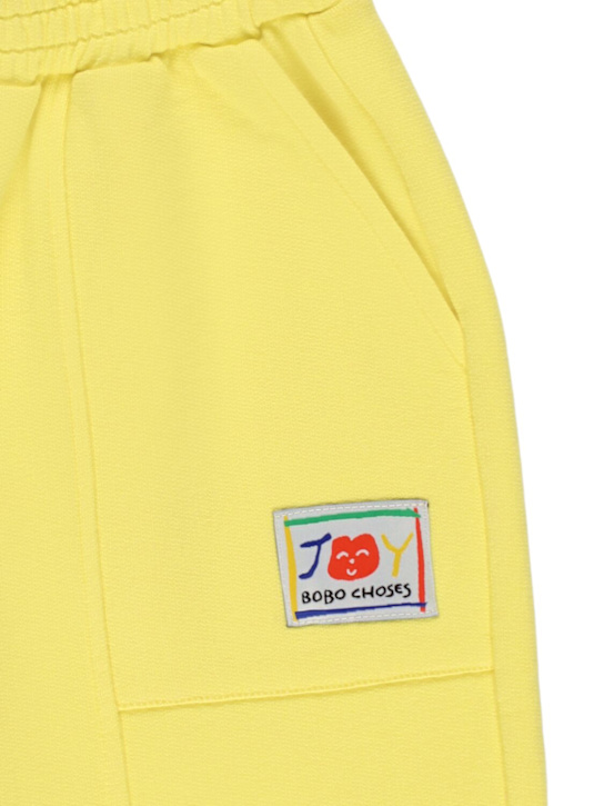Bobo Choses: ストレッチコットンスウェットパンツ - kids-girls_1 | Luisa Via Roma