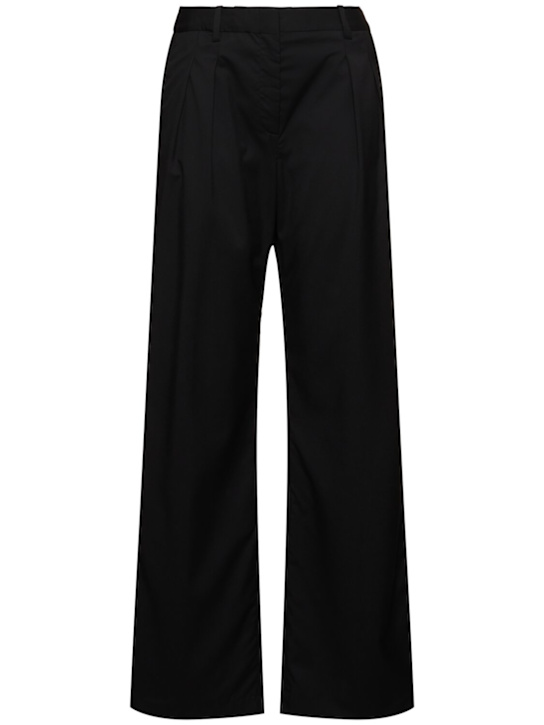 Loulou De Saison: Sbiru flared wool pants - women_0 | Luisa Via Roma