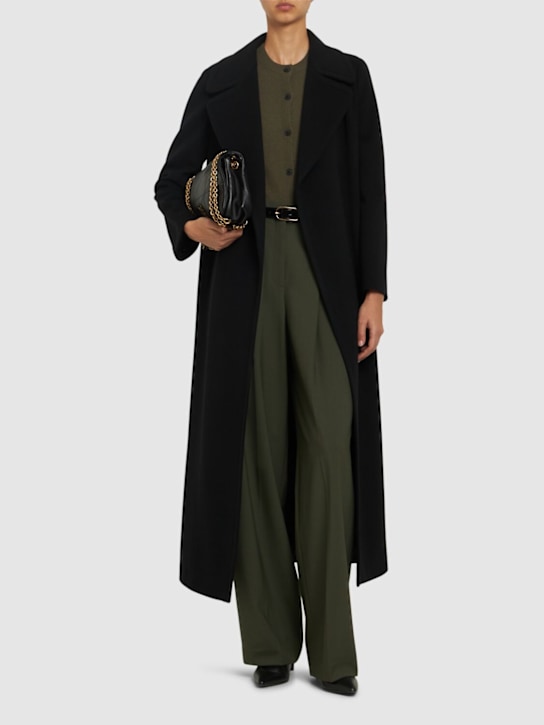 Tagliatore 0205: Melody wool & cashmere long robe coat - women_1 | Luisa Via Roma