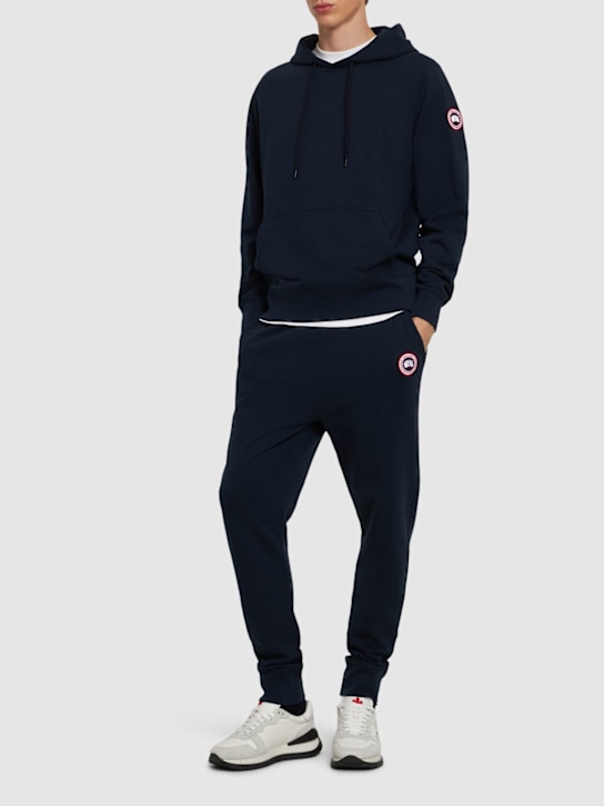 Canada Goose: Huron cotton hoodie - men_1 | Luisa Via Roma