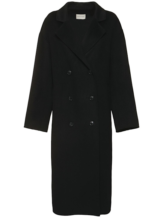 Loulou De Saison: Borneo double breast wool blend coat - women_0 | Luisa Via Roma