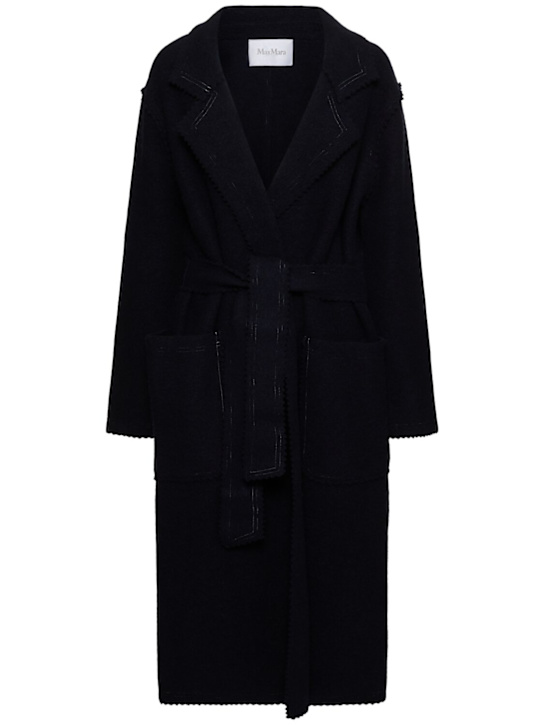 Max Mara: Jene wool & cashmere long coat - women_0 | Luisa Via Roma