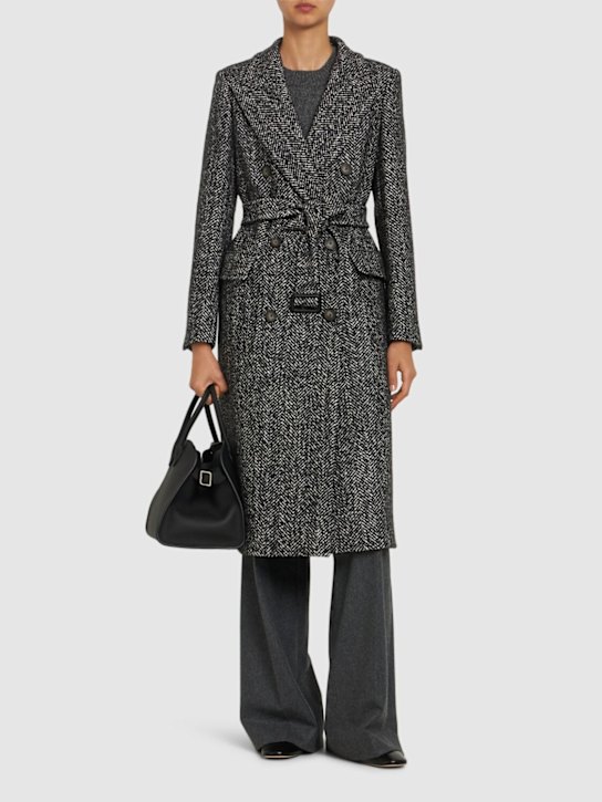 Tagliatore 0205: Jole double breast wool blend coat - women_1 | Luisa Via Roma