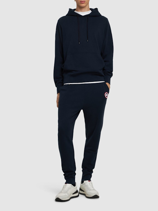 Canada Goose: Huron cotton sweatpants - men_1 | Luisa Via Roma