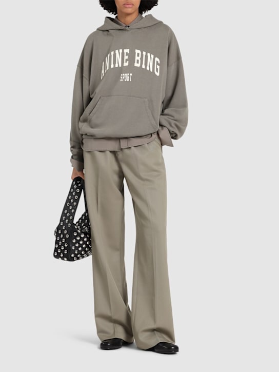 Harvey logo hooded cotton sweatshirt - Thumbnail 2