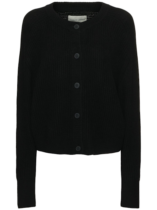 Loulou De Saison: Bastia oversize cashmere cardigan - women_0 | Luisa Via Roma