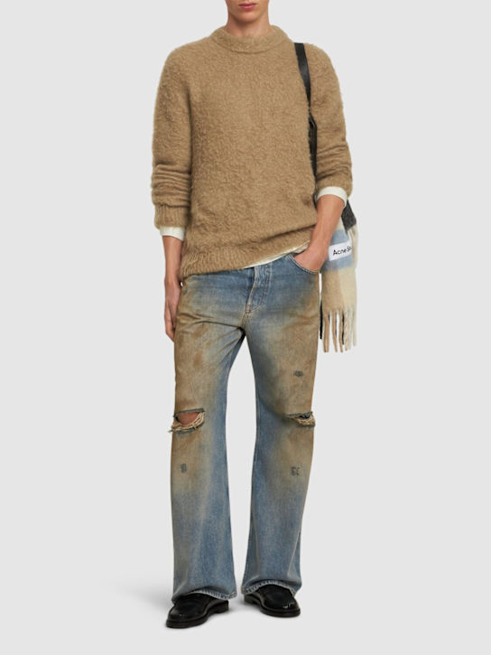 Acne Studios: 2021 Penicillin cotton denim jeans - men_1 | Luisa Via Roma