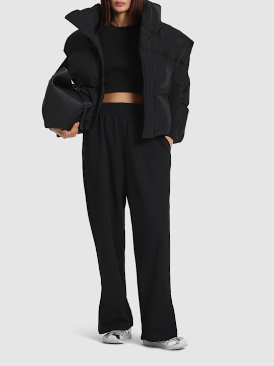 Wardrobe.nyc: HB cotton track pants - Black - women_1 | Luisa Via Roma