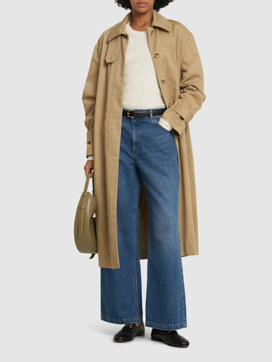 Soeur: Calvin wide denim jeans - women_1 | Luisa Via Roma