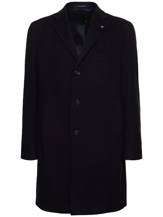 Tagliatore: Wool & cashmere single breast coat - men_0 | Luisa Via Roma