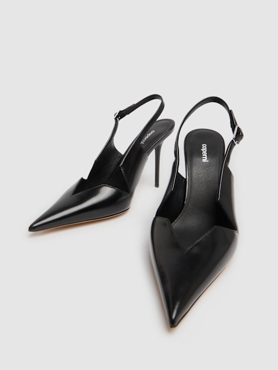 Coperni: 105mm Star cut-out leather heels - women_1 | Luisa Via Roma