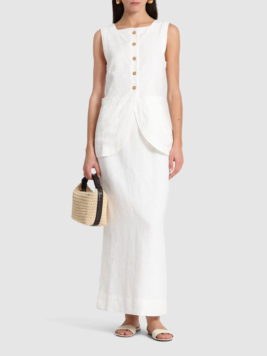 Emma linen vest - POSSE - Women | Luisaviaroma