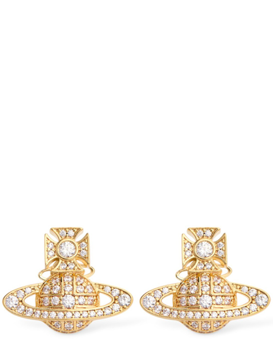 Vivienne Westwood: Carmela bas relief earrings - women_0 | Luisa Via Roma