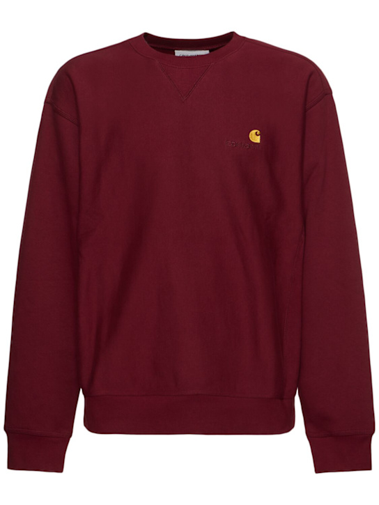 Carhartt WIP: American Script 크루넥 스웨트 셔츠 - men_0 | Luisa Via Roma