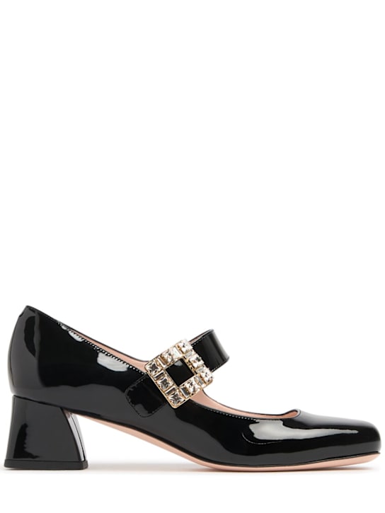 Roger Vivier: Tres Vivier レザーパンプス 45mm - women_0 | Luisa Via Roma
