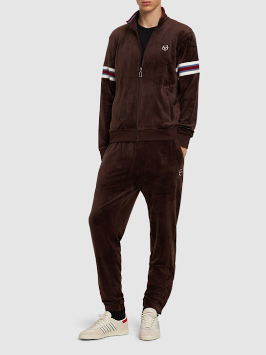 Sergio Tacchini: Trainingshose aus Velours „Ostuni“ - men_1 | Luisa Via Roma