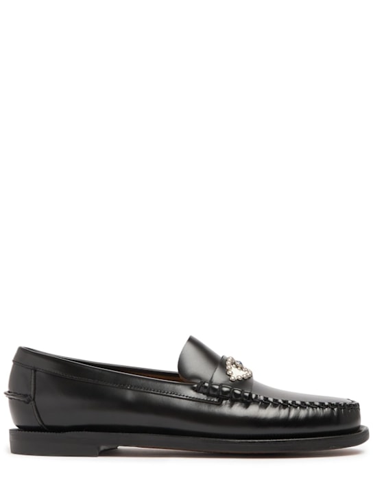 Sebago: HTC X Sebago leather loafers - women_0 | Luisa Via Roma
