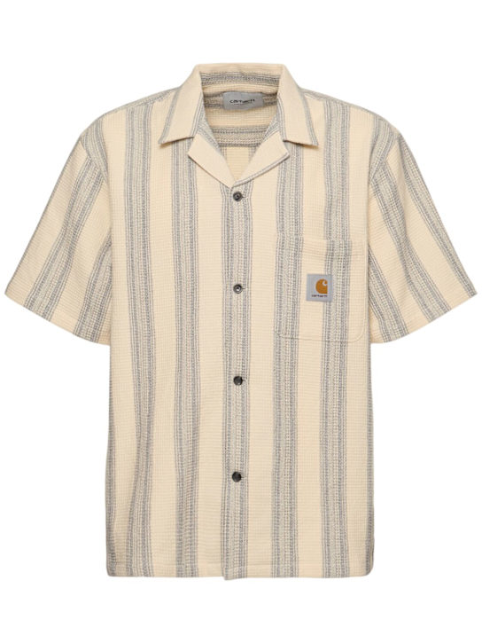 Carhartt WIP: Dosdon waffle shirt - men_0 | Luisa Via Roma
