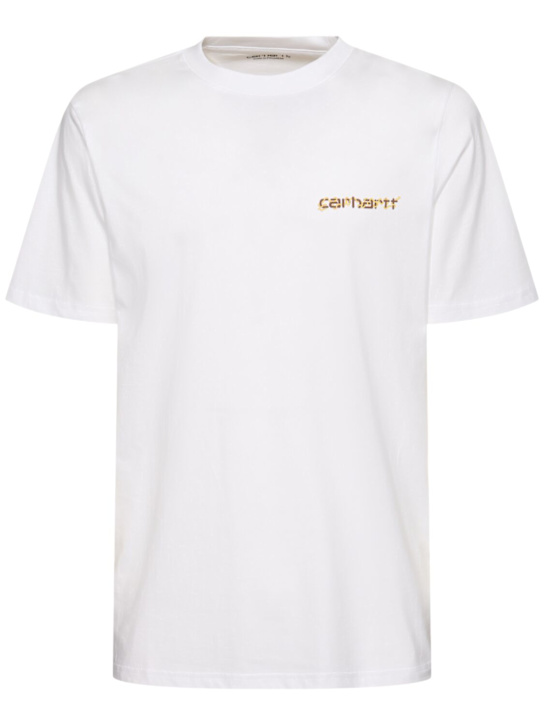 Carhartt WIP: T-Shirt mit Druck - men_0 | Luisa Via Roma