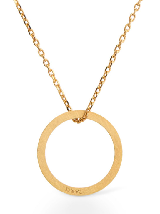 Maison Margiela: Logo reference necklace - men_0 | Luisa Via Roma
