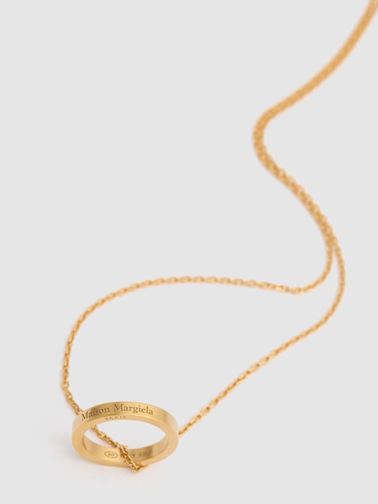 Maison Margiela: Logo reference necklace - men_1 | Luisa Via Roma
