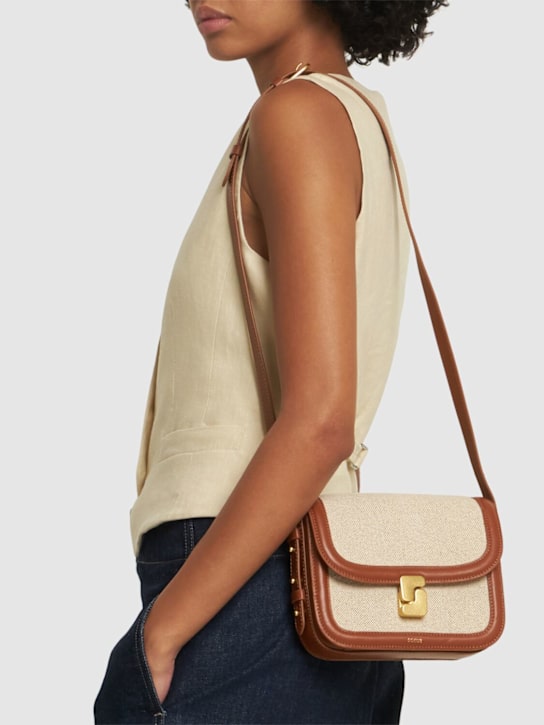 Soeur: Mini Bellissima canvas shoulder bag - women_1 | Luisa Via Roma