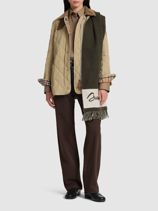 Burberry: Giacca Cotswold in nylon trapuntato - women_1 | Luisa Via Roma