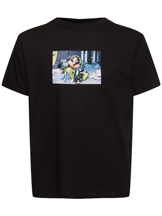 Pleasures: Munchies printed cotton t-shirt - men_0 | Luisa Via Roma