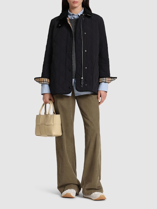 Burberry: Giacca Cotswold in nylon trapuntato - women_1 | Luisa Via Roma