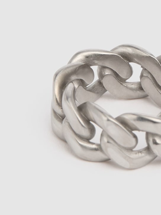 Maison Margiela: Gourmette Reference ring - men_1 | Luisa Via Roma