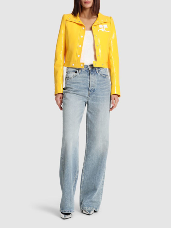 Courrèges: Vinyl jacket - women_1 | Luisa Via Roma