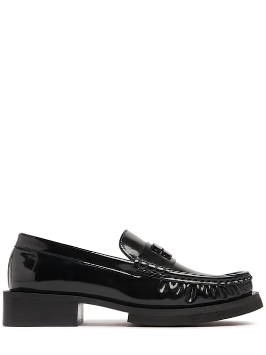GANNI: 20mm Feminine chunky patent loafers - women_0 | Luisa Via Roma