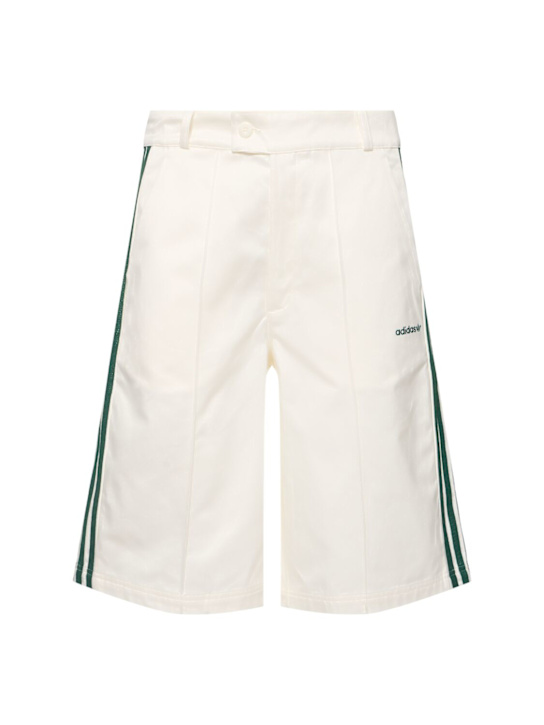 adidas Originals: 80s cotton Bermuda shorts - men_0 | Luisa Via Roma